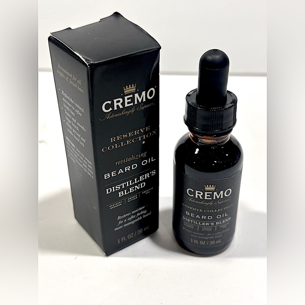 Cremo Beard Oil Distiller's Blend - 1 fl oz.